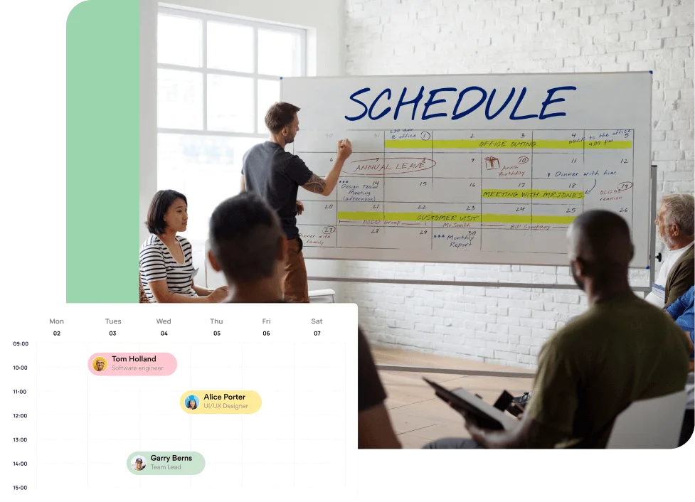 Team Calendar use case