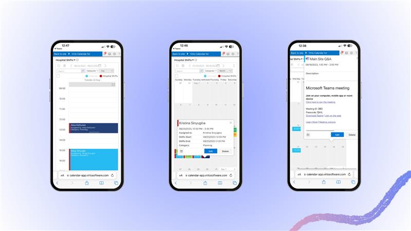 Virto Calendar: Smoother Mobile Editing Experience
