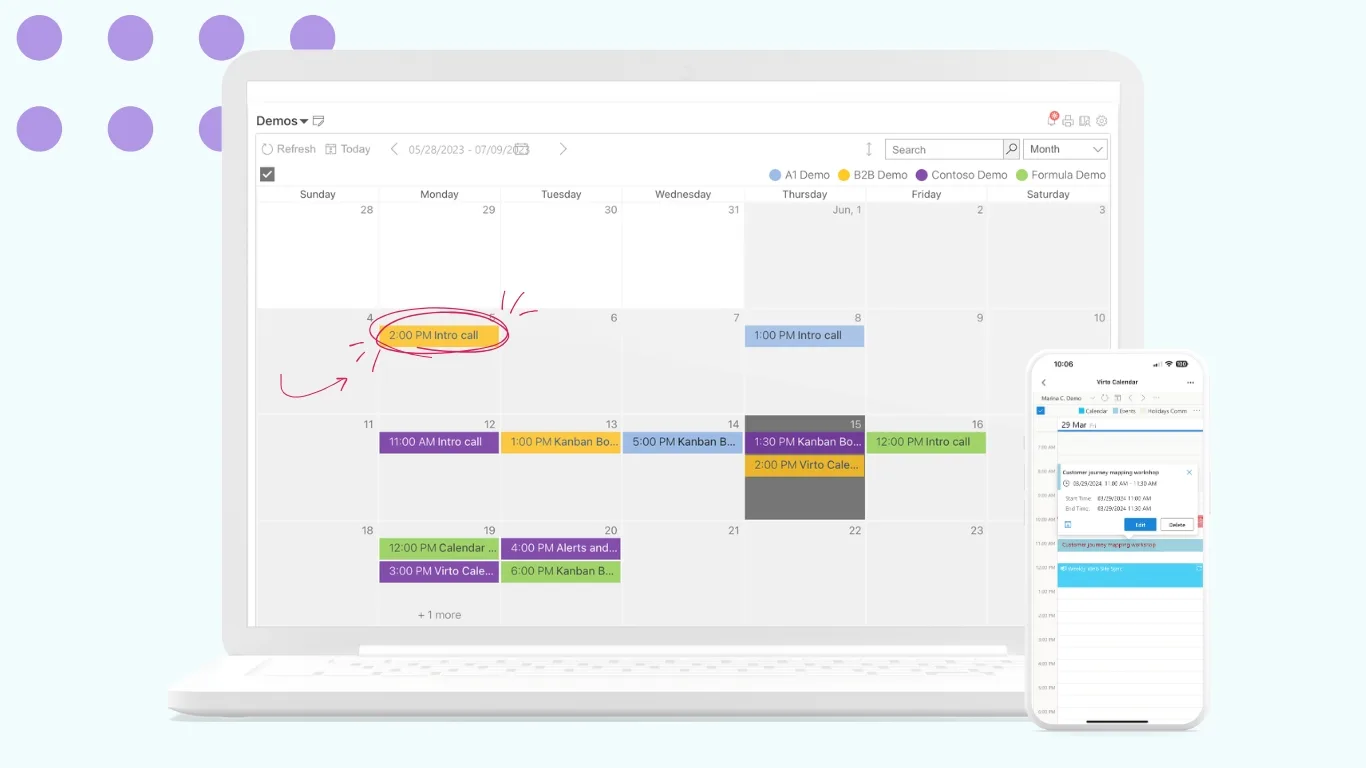 Virto Calendar Web Part