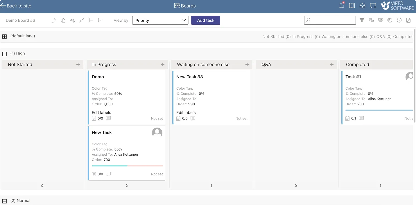 Sample Kanban Board