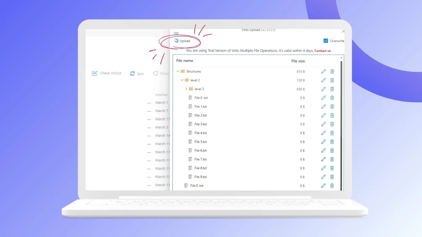 Virto Multiple File Upload App