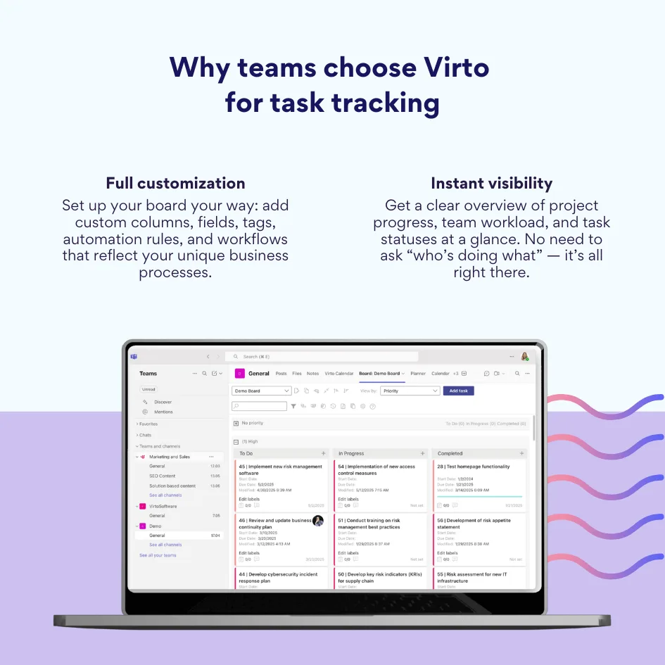 Why teams choose Virto for task tracking
