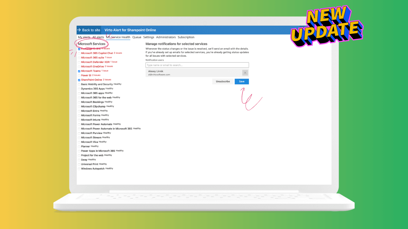 Virto Alerts & Reminders Gets a Major Update — New Price and Powerful Admin Feature!