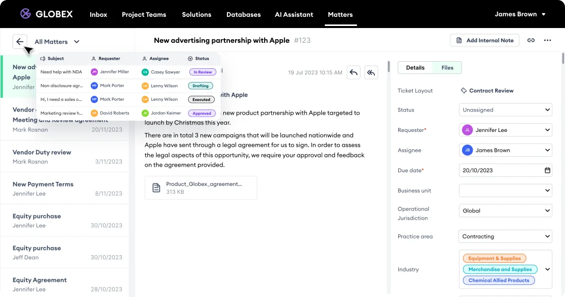 Checkbox AI legal work management platform