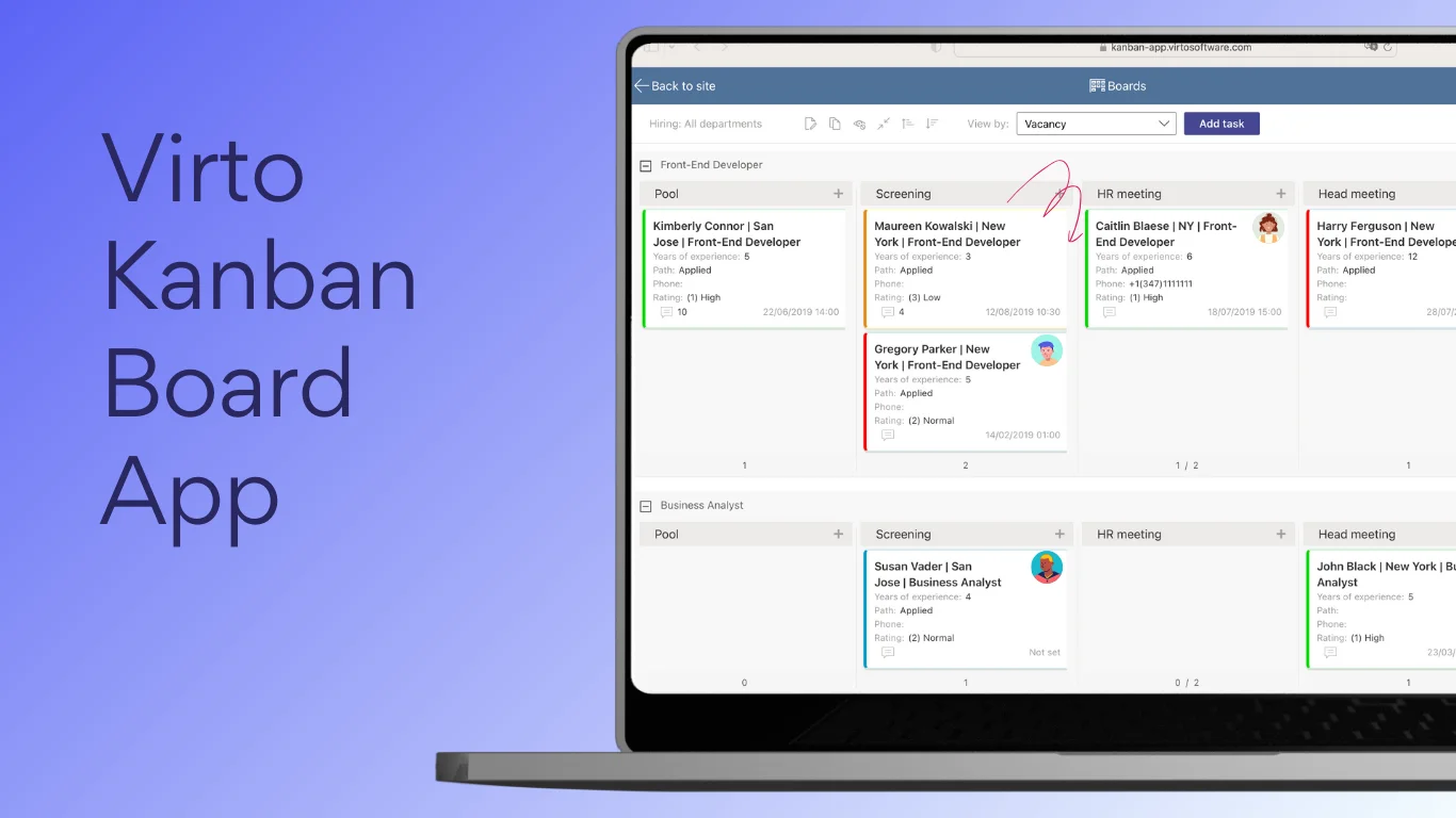 Virto Kanban App