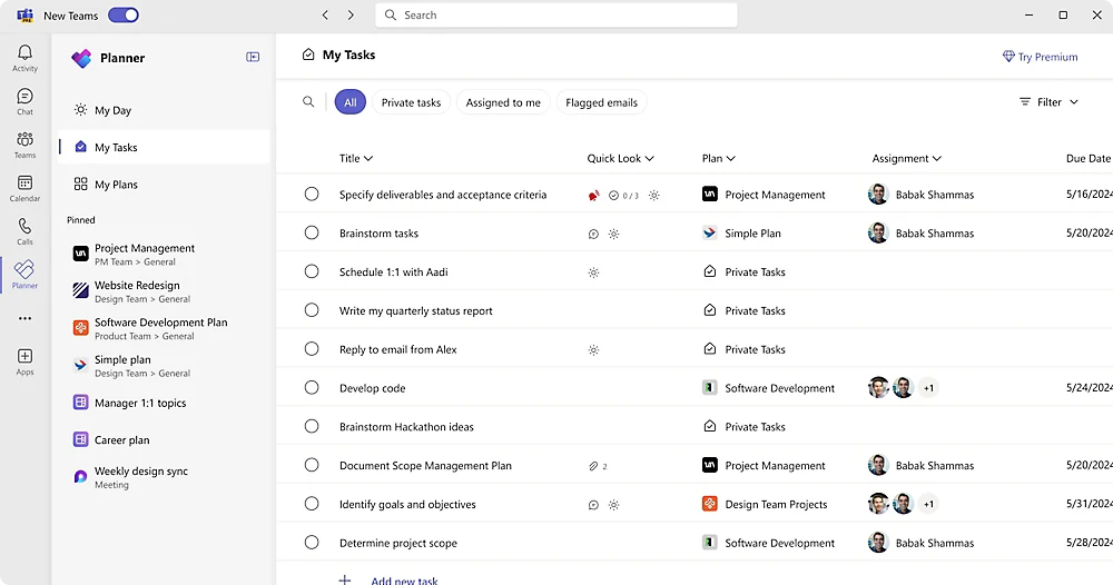 Pic. 3. Microsoft Planner. Source: Microsoft.