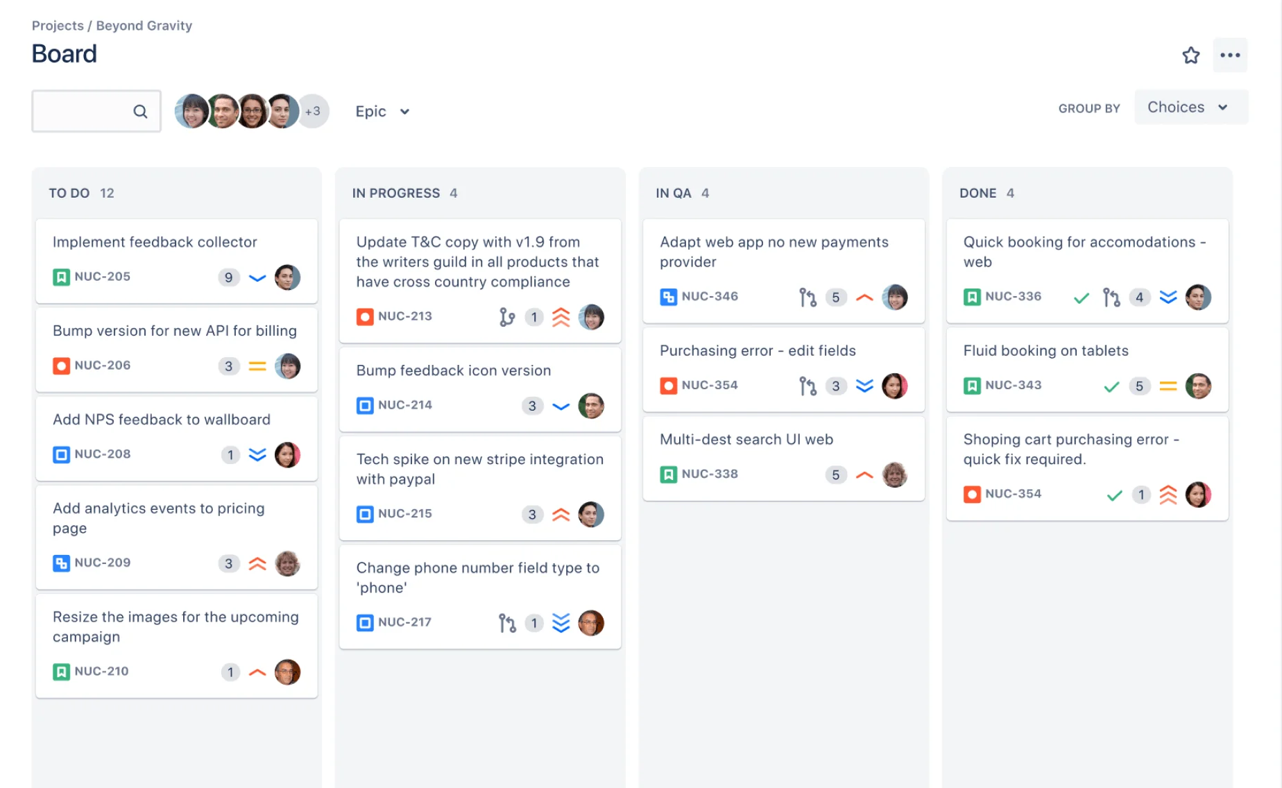Jira agile kanban board