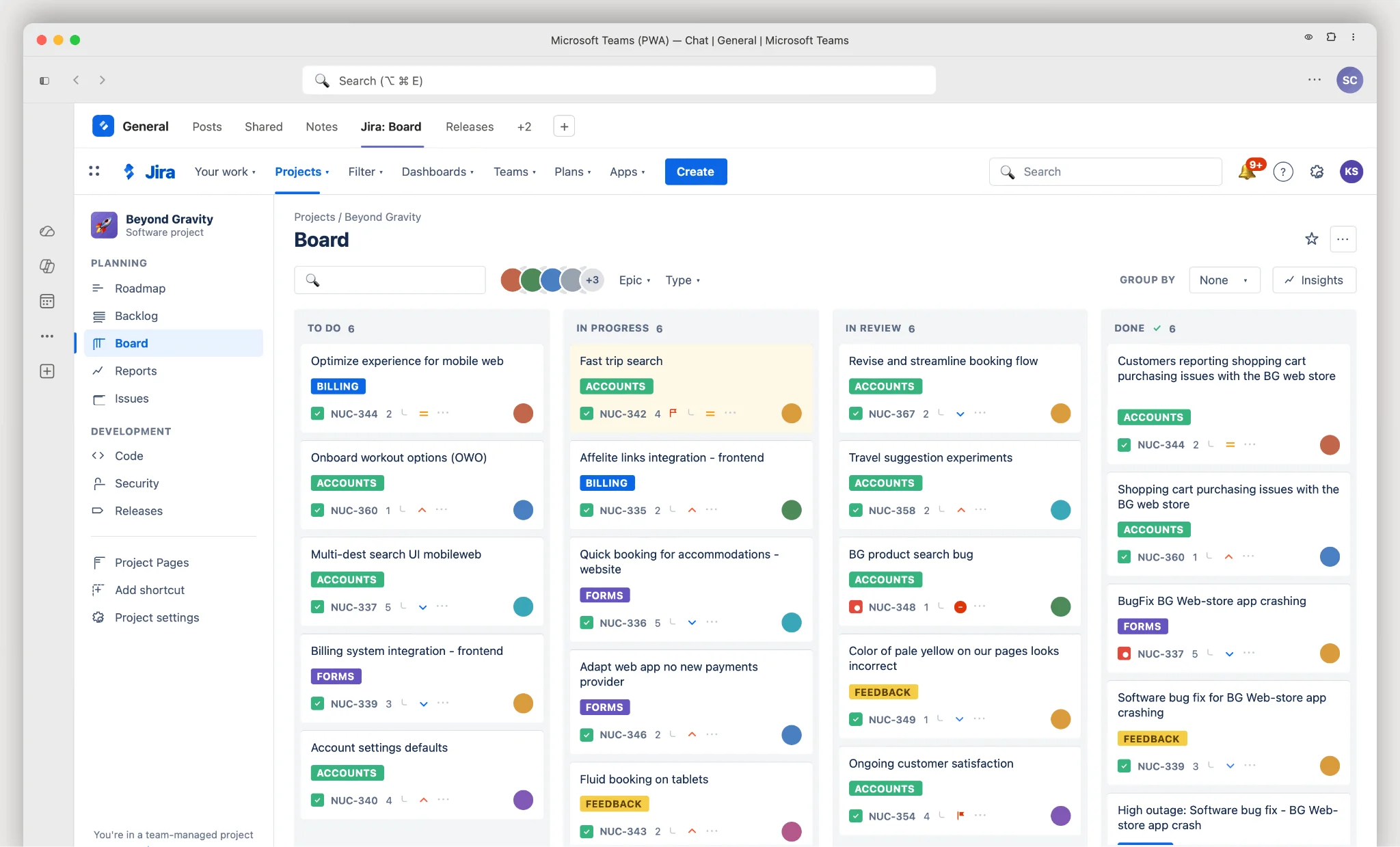 Jira for Microsoft Teams