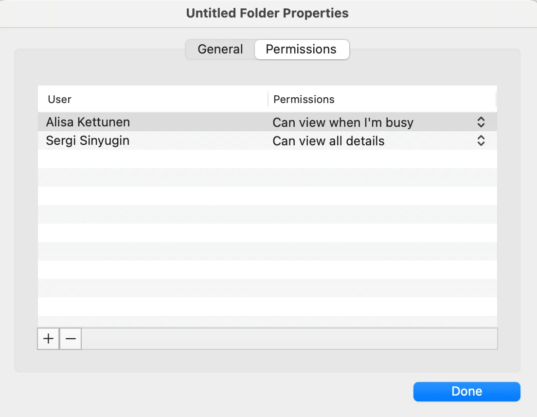 Sharing a calendar in Outlook desktop app