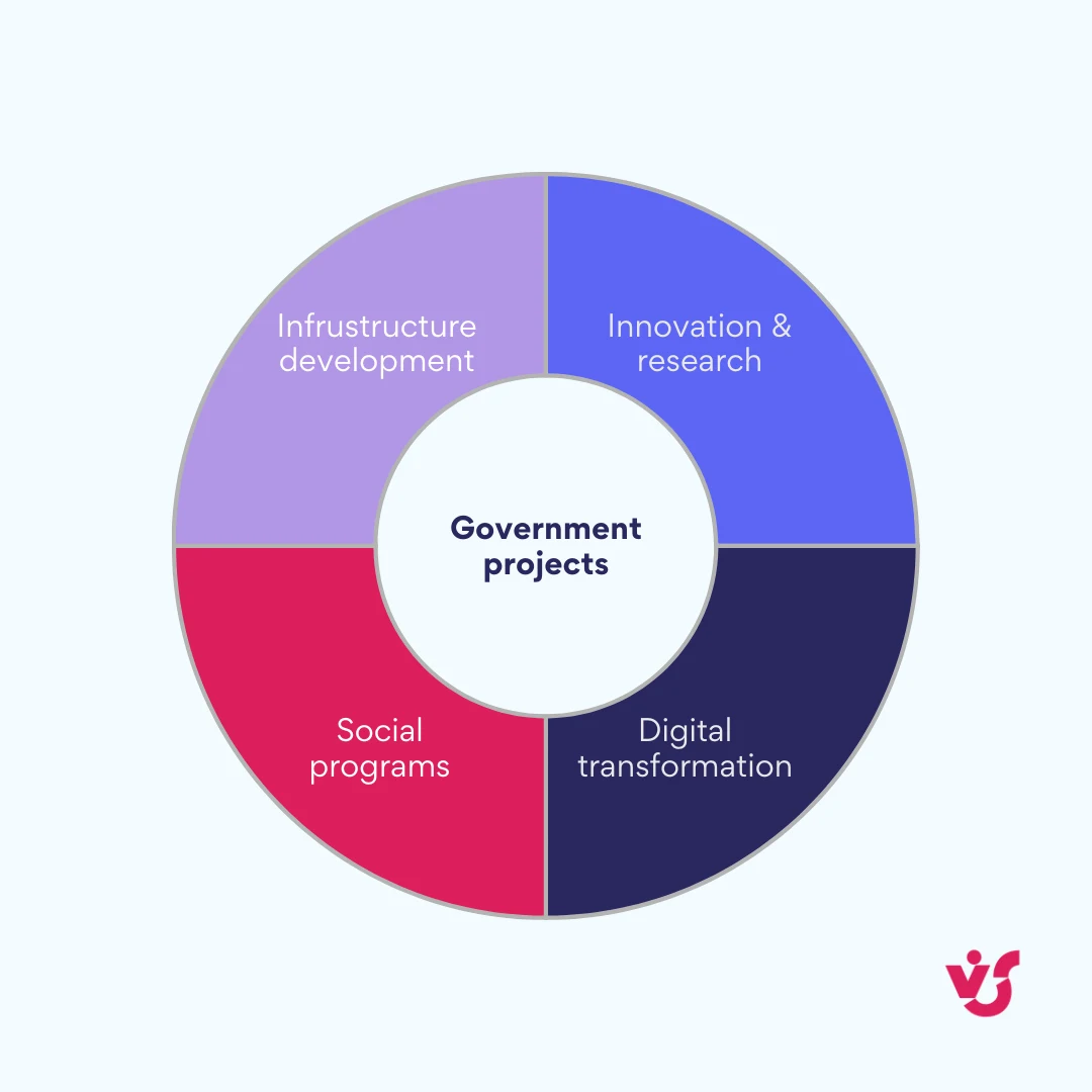 Pic. 1. Types of government projects.