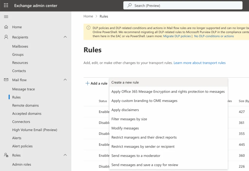 Automatic replies in the Microsoft 365 admin center