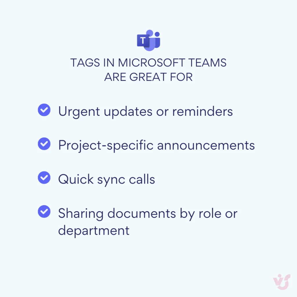 Tagging a group in a Microsoft Teams channel