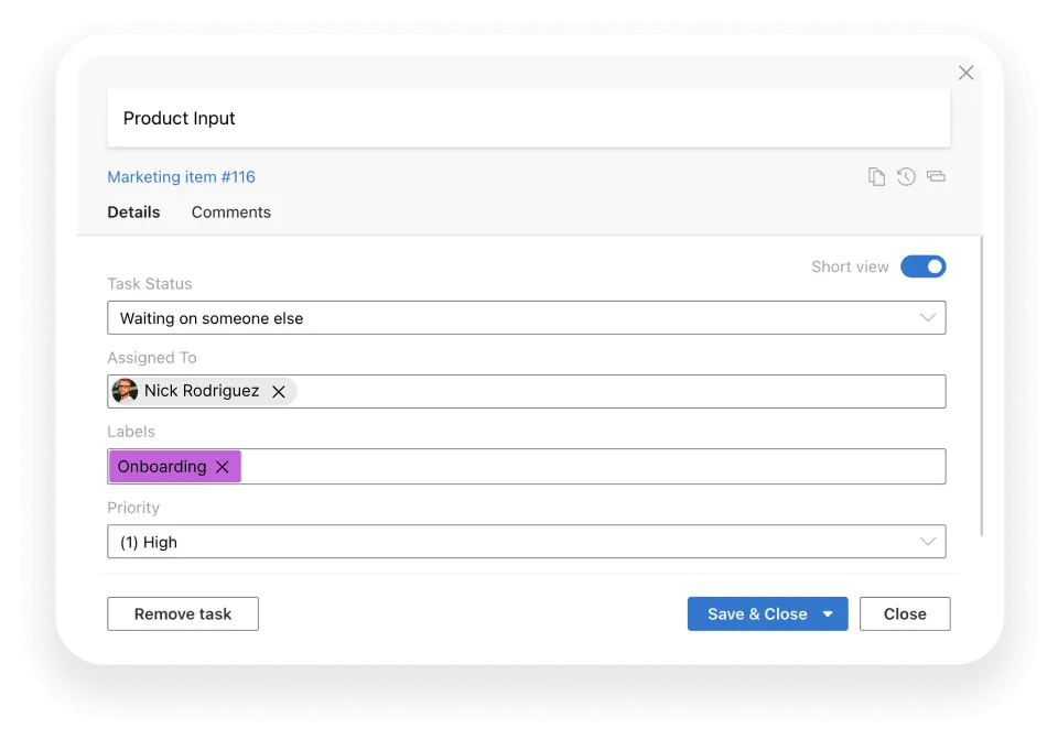 Prioritize and plan with ease
