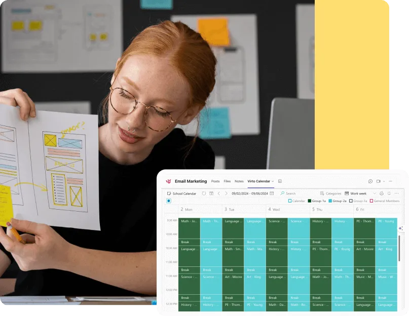 Comprehensive schedule visibility