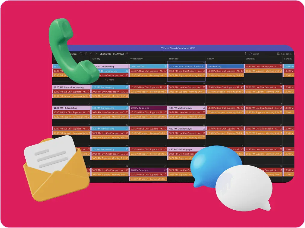 Customer Support Schedule