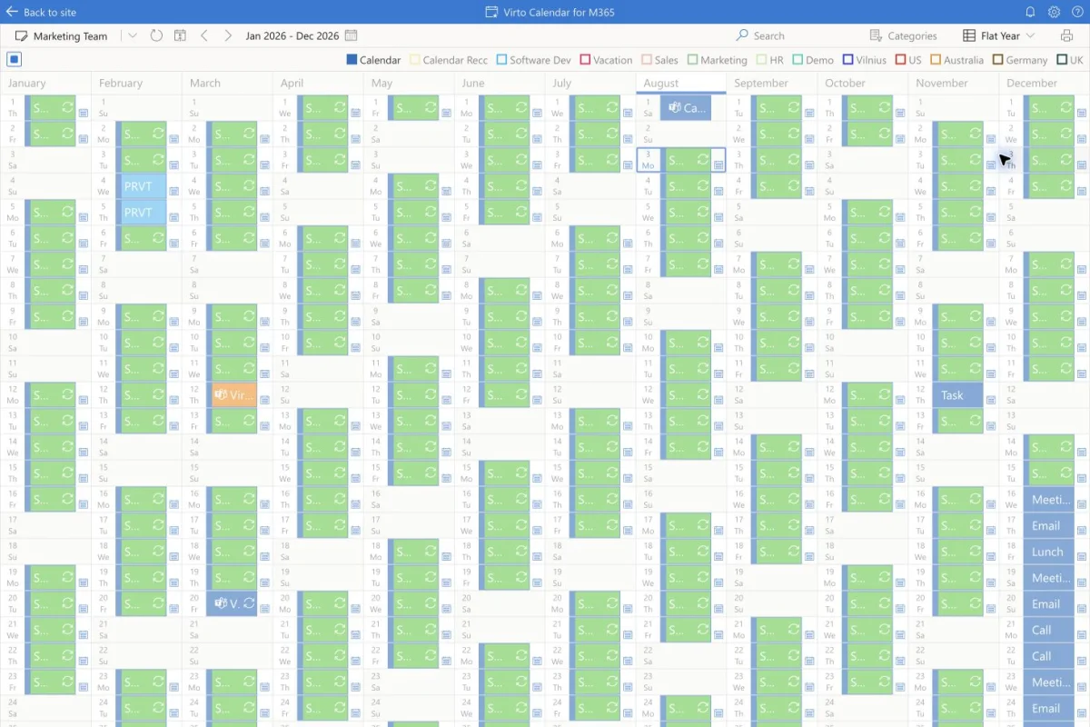 Microsoft 365 Calendar Setups