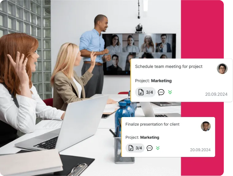 Improved virtual team management