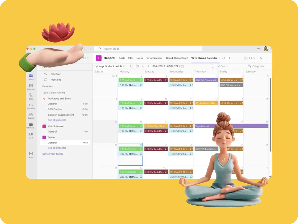 Yoga Studio Scheduling